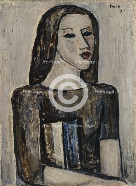 Schoolgirl, 1934. Creator: Ernst Krohn.