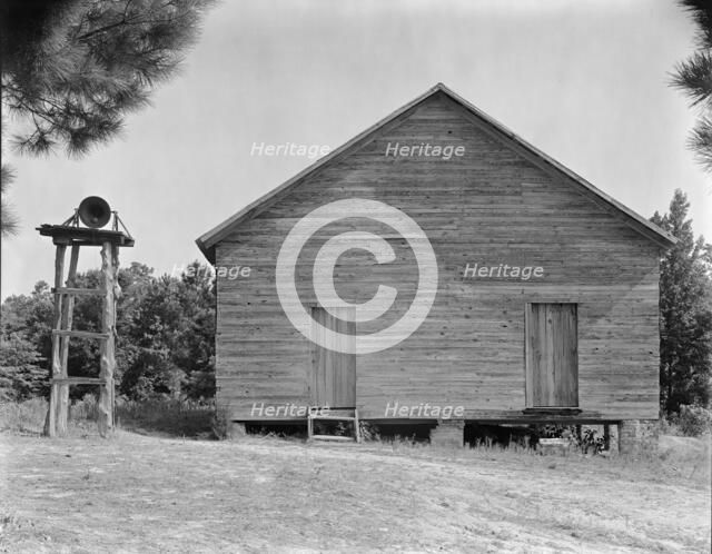 Schoolhouse, Alabama, 1936. Creator: Walker Evans.