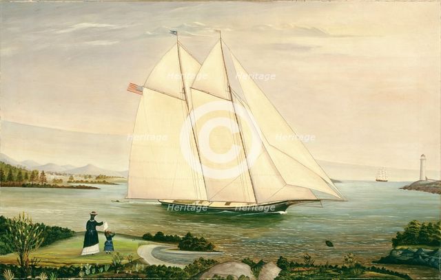 Schooner, 19th century. Creator: Unknown.