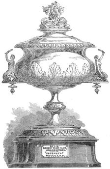 Schooner Prize of the Royal Mersey Yacht Club, 1865. Creator: Unknown