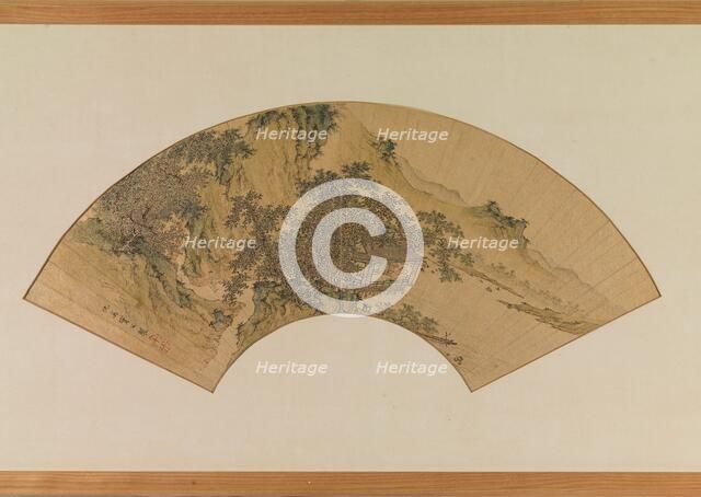 Scholar in Waterside Pavilion, about 1510-1552. Creator: Qiu Ying.
