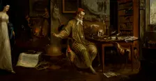 Scholar in His Studio, 1815. Creator: Michal Stachowicz