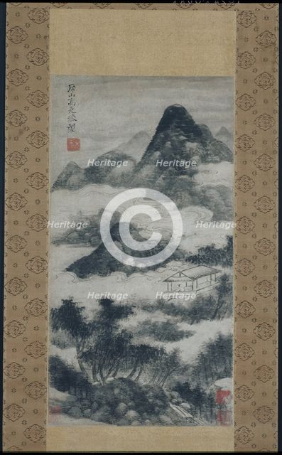 Scholar in Landscape, Yuan dynasty (1280-1368), 14th century or later. Creator: Unknown.