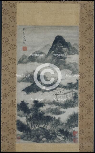 Scholar in Landscape, Yuan dynasty (1280-1368), 14th century or later. Creator: Unknown.