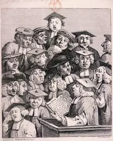 Scholars at a lecture 1736. Artist: William Hogarth