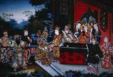 Scholars in a Garden 1800. Artist: Anon