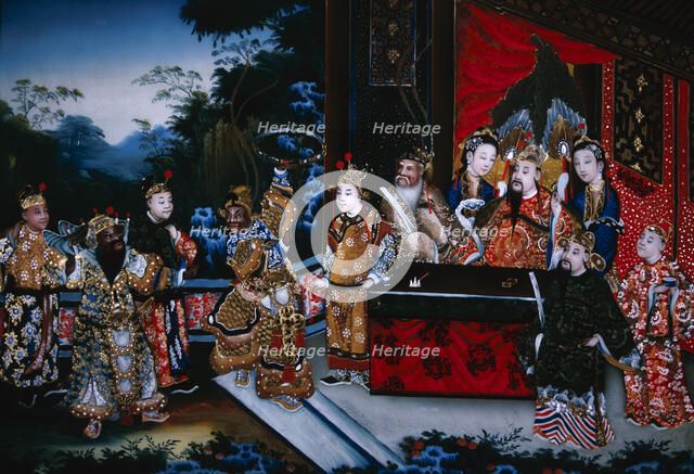 'Scholars in a Garden', 1800. Artist: Anon