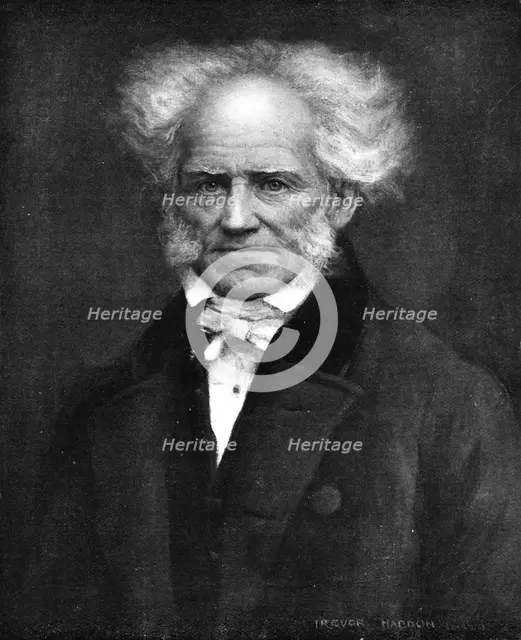 'Schopenhauer, the German philosopher', c1911,  (1911). Artist: Arthur Trevor Haddon.