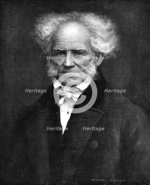 'Schopenhauer, the German philosopher', c1911,  (1911). Artist: Arthur Trevor Haddon.
