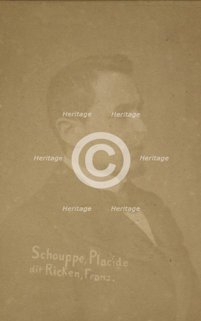 Schouppe. Placide. (dit Ricken, Franz). , 1889-94. Creator: Alphonse Bertillon.