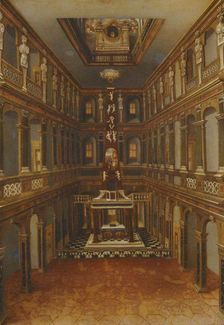 Schlosskirche (court chapel), called the Himmelsburg, with an organ