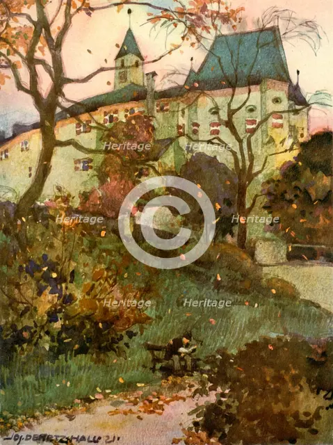'Schloss Weyherburg', c1929. Creator: Unknown.