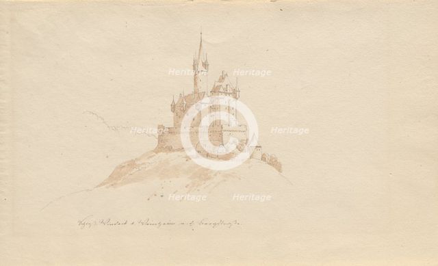 Schloss Windeck b. Weinhelm a. d. Bergstrasse. Creator: Julius von Leypold.