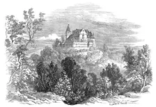 Schloss Kalenberg - from His Royal Highness Prince Albert's drawing, 1845. Creator: Unknown