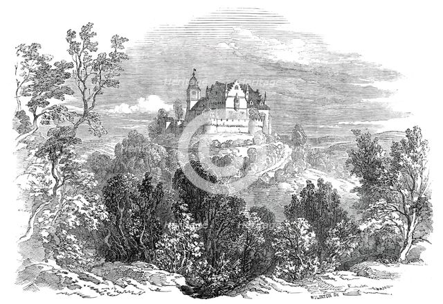 Schloss Kalenberg - from His Royal Highness Prince Albert's drawing, 1845. Creator: Unknown.