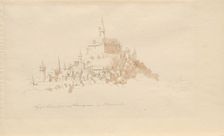 Schloss Lindenfels bei Weinheim im Odenwald. Creator: Julius von Leypold