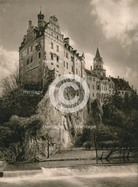'Schloß Sigmaringen', 1931. Artist: Kurt Hielscher.