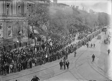 Schley, Winfield Scott, Rear Admiral, U.S.N. - Funeral, St. John's Church. Procession, 1911. Creator: Harris & Ewing