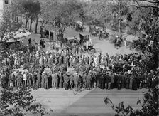 Schley, Winfield Scott, Rear Admiral, U.S.N. - Funeral, St. John's Church. Procession, 1911. Creator: Harris & Ewing