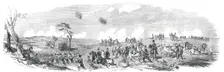 Schleswig-Holstein War - Danish Artillery and Infantry, 1850. Creator: Unknown