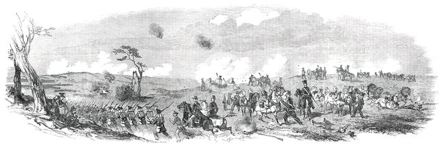 Schleswig-Holstein War - Danish Artillery and Infantry, 1850. Creator: Unknown.