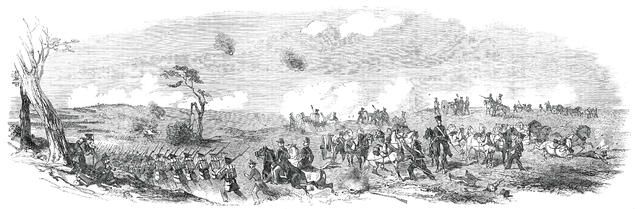 Schleswig-Holstein War - Danish Artillery and Infantry, 1850. Creator: Unknown.