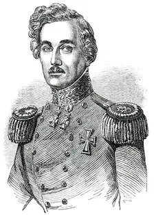 Schleswig-Holstein War - General Krogh, Commander-in-Chief of the Danish Troops, 1850. Creator: Unknown