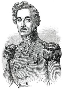 Schleswig-Holstein War - General Krogh, Commander-in-Chief of the Danish Troops, 1850. Creator: Unknown