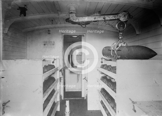 Schneider Coast Defense Train (ammunition Car), 1914. Creator: Bain News Service.