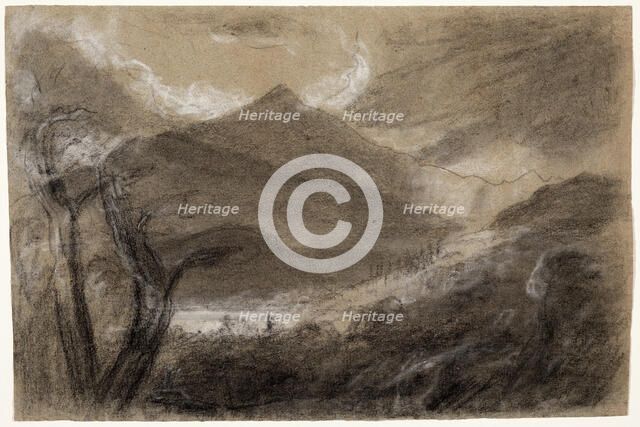 Schroon Mountain, Adirondacks, c1837. Creator: Thomas Cole.