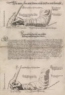 Schreibkunst (The Art of Writing), 1601, 1631. Creator: Anton Neudörffer