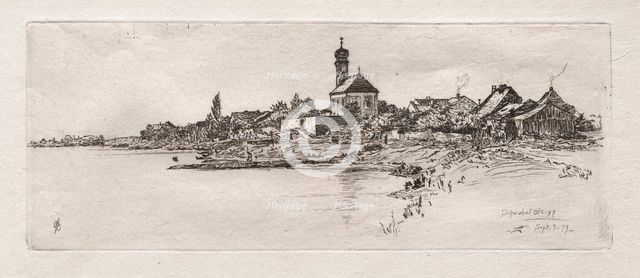 Schwabel Weiss, 1879. Creator: Otto H. Bacher (American, 1856-1909).
