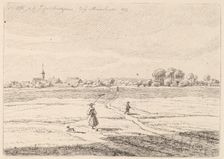 Schwabing, 1818. Creator: Wilhelm von Kobell