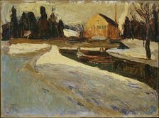 Schwabing, Winter Sun, 1901. Creator: Kandinsky; Wassily Vasilyevich (1866-1944)