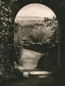 Schwabisch-Hall. View from the Limburg towards the Komburg 1931. Artist: Kurt Hielscher