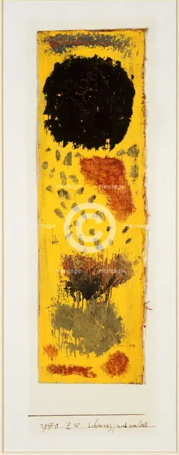 Schwarz, still on site, 1940. Creator: Paul Klee.