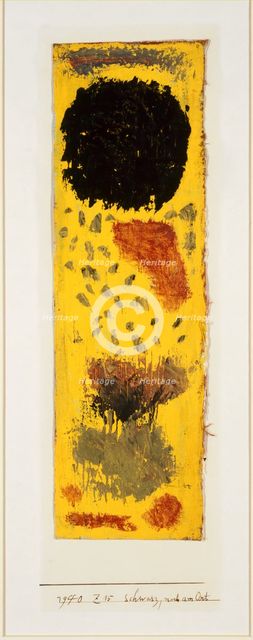 Schwarz, still on site, 1940. Creator: Paul Klee.