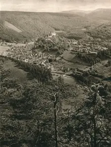 Schwarzburg (Thuringen) - View from the Trippstein 1931. Artist: Kurt Hielscher