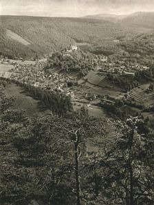 Schwarzburg (Thuringen) - View from the Trippstein 1931. Artist: Kurt Hielscher