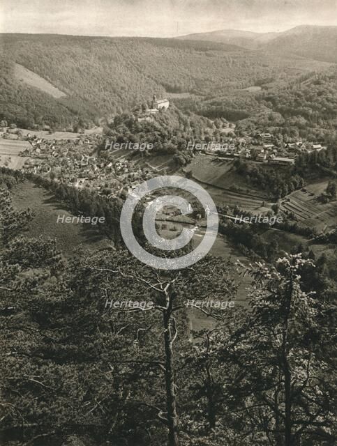 'Schwarzburg (Thuringen) - View from the Trippstein', 1931. Artist: Kurt Hielscher.