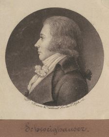 Schweighauser, 1796. Creator: Charles Balthazar Julien Févret de Saint-Mémin