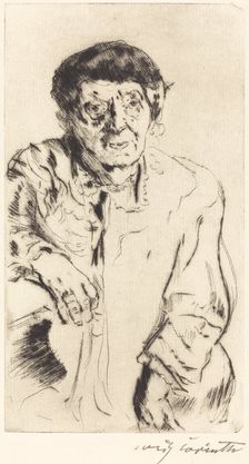 Schwiegermutter (Mother-in-Law), 1916. Creator: Lovis Corinth