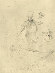 Schwierige Passage mid-late 19th century, (c1924). Creator: Carl Spitzweg