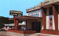Schuman's Motor Inn, Rolla, Missouri, USA, 1957