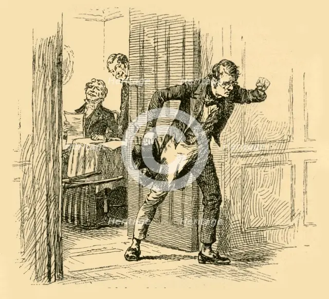 'Schubert fled from the room', (1907). Creator: Unknown.