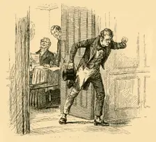 Schubert fled from the room (1907). Creator: Unknown