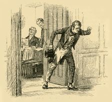 Schubert fled from the room (1907). Creator: Unknown