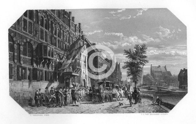 Schuttersdoelens, c1870. Artist: CL van Kesteren