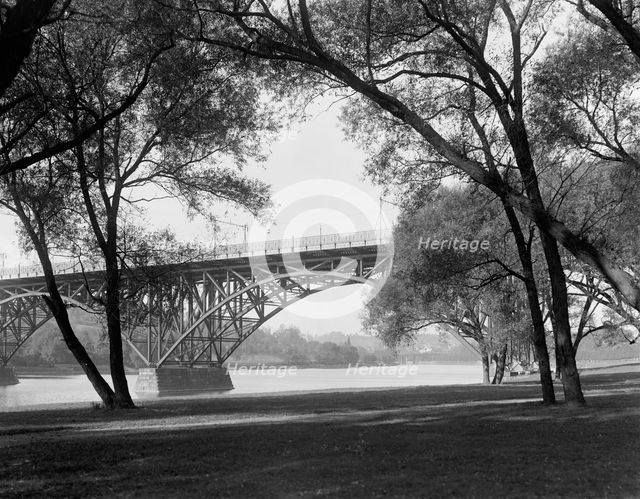 Schuykill [i.e., Schuylkill] River, Fairmount Park, Philadelphia, Pa., c1908. Creator: Unknown.