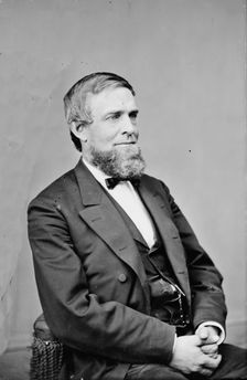 Schuyler Colfax of Indiana, between 1855 and 1865. Creator: Unknown